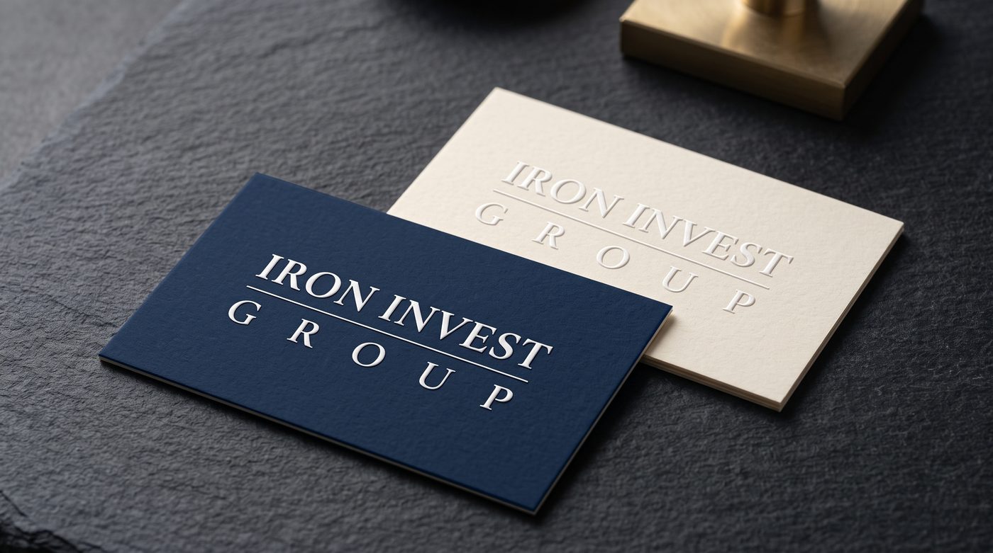 Iron Invest business cards